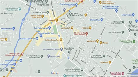 toril davao city map|Davao City to Toril .